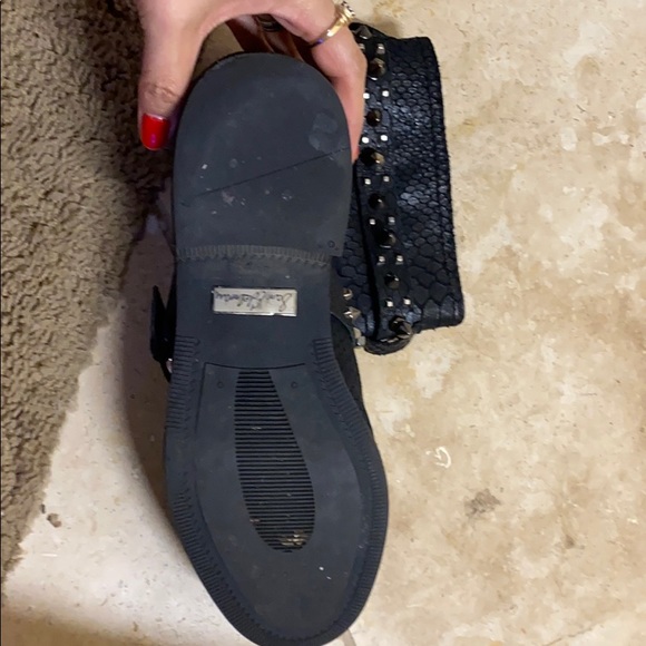 Sam Edelman snake embossed Adele boots 8.5 - Picture 5 of 11